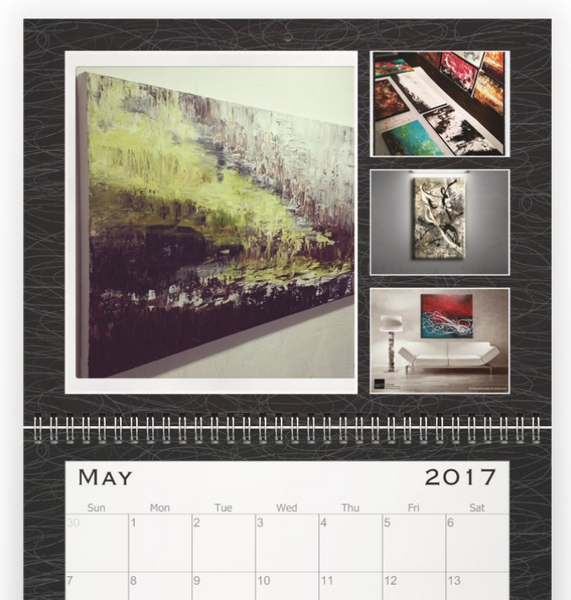Matt LeBlanc Art 2017 Calendar