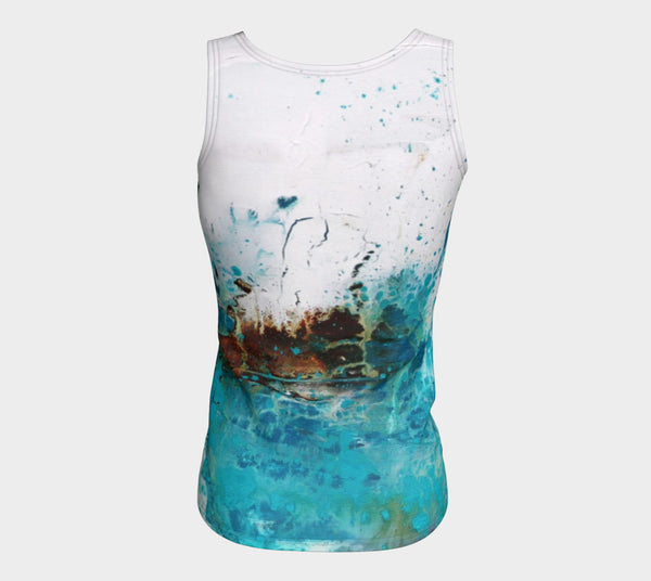 Matt LeBlanc Art LONG Fitted Tank Top - Design 001