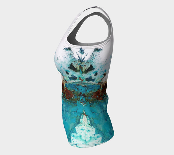 Matt LeBlanc Art LONG Fitted Tank Top - Design 001