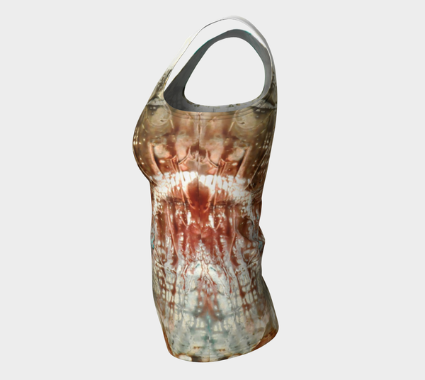 Matt LeBlanc Art LONG Fitted Tank Top - Design 005