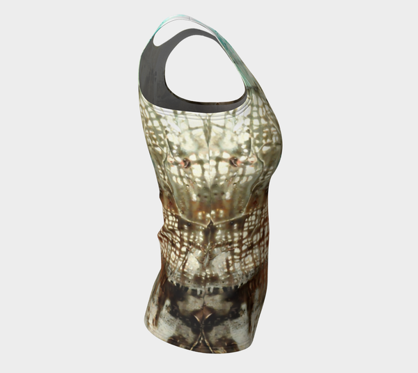 Matt LeBlanc Art LONG Fitted Tank Top - Design 005