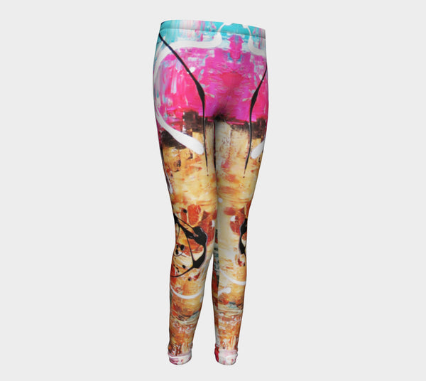 Matt LeBlanc Art Youth Leggings - Design 004